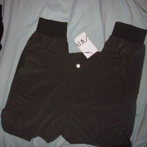 NEW ZARA size extra large green  pants womens stretch casual dress wear